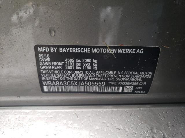 WBA8A3C5XJA505559 BMW 320 XI