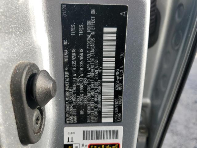 VIN 5TDBZRBHXLS504353 2020 Toyota Highlander, L no.13