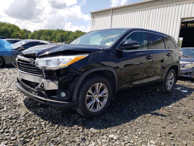 VIN 5TDBKRFH2ES040637 2014 Toyota Highlander, LE no.1