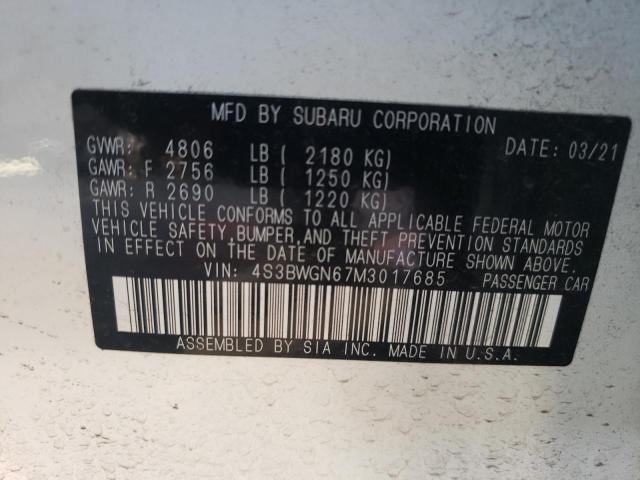 4S3BWGN67M3017685 Subaru Legacy Limited Xt