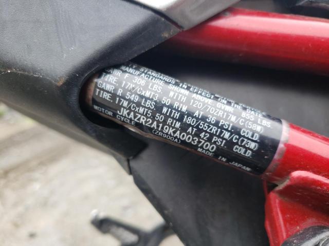 2019 KAWASAKI ZR900 - JKAZR2A19KA003700