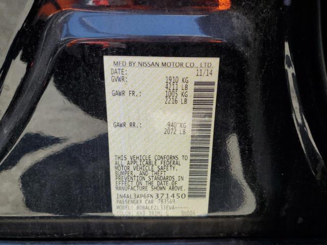 1N4AL3AP6FN371450 Nissan ALTIMA 2.5