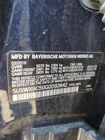 5UXWX9C50G0D93642 BMW X3 Xdrive28i
