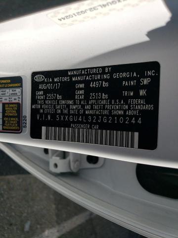 5XXGU4L32JG210244 KIA OPTIMA EX