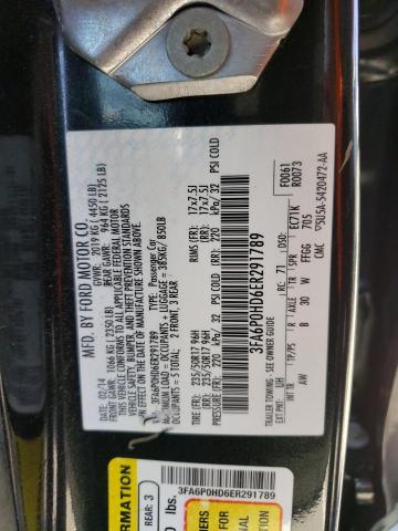 3FA6P0HD6ER291789 Ford FUSION SE