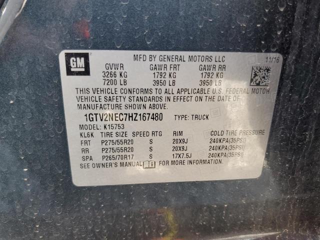 1GTV2NEC7HZ167480 GMC Sierra K1500 Slt