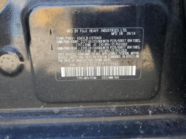 JF2GPAGC7E8339946 Subaru Xv Crosstrek 2.0 Limited