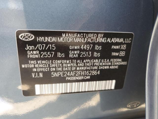 5NPE24AF2FH162864 Hyundai SONATA SE