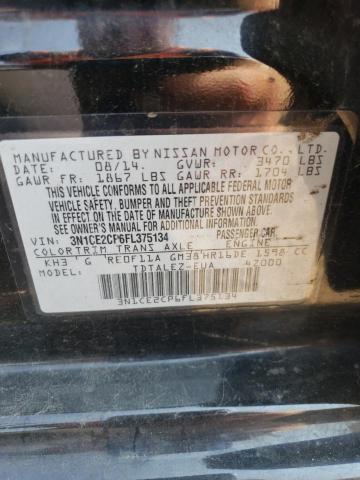 3N1CE2CP6FL375134 Nissan Versa Note S