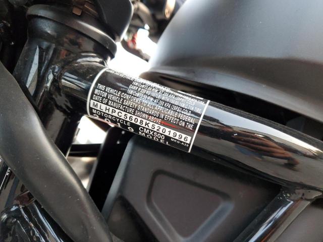 2019 HONDA CMX500 MLHPC5608K5201996