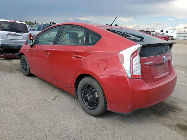  TOYOTA PRIUS 2012 Червоний