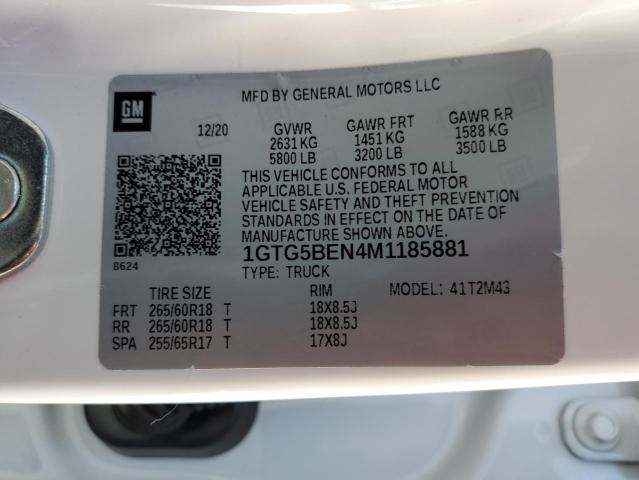 1GTG5BEN4M1185881 GMC Canyon Elevation