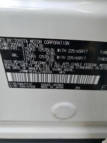 2018 TOYOTA RAVA4 JTMWFREV6JJ180596