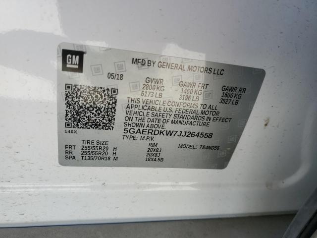2018 BUICK ENCLAVE AV - 5GAERDKW7JJ264558