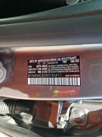 W1N4N4GB2MJ186411 Mercedes-Benz GLA 250