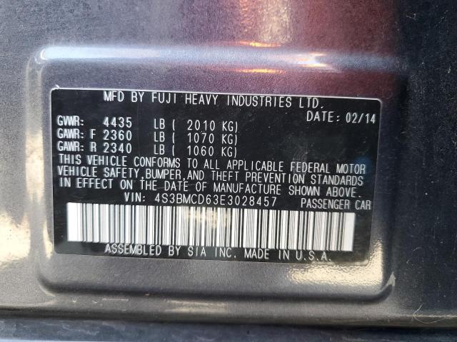 4S3BMCD63E3028457 Subaru Legacy 2.5i Premium