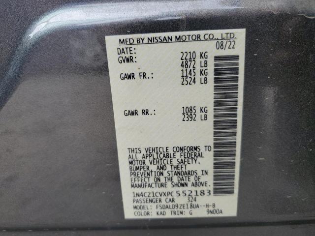 1N4CZ1CVXPC552183 Nissan Leaf Sv Plus