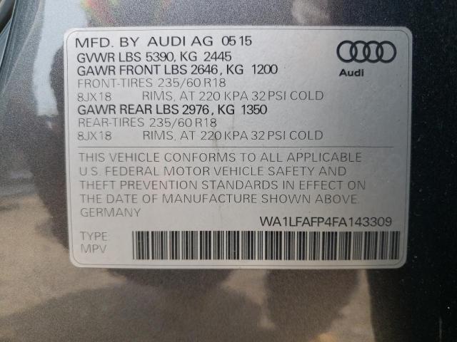 WA1LFAFP4FA143309 2015 AUDI Q5, photo no. 13