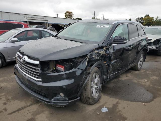 VIN 5TDJKRFH1ES067369 2014 Toyota Highlander, Xle no.1