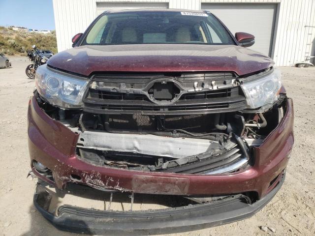 VIN 5TDDCRFH8ES005770 2014 Toyota Highlander, Hybri... no.5