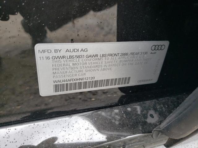 2017 AUDI A8 L QUATT - WAU44AFD0HN012120