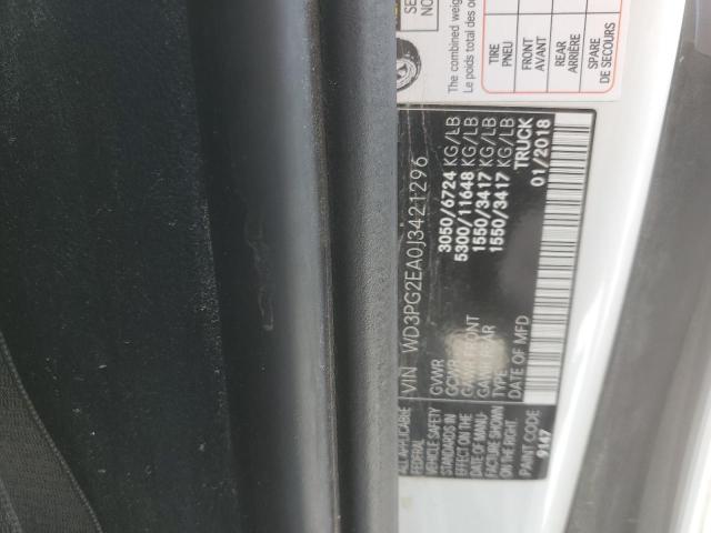 2018 MERCEDES-BENZ METRIS - WD3PG2EA0J3421296