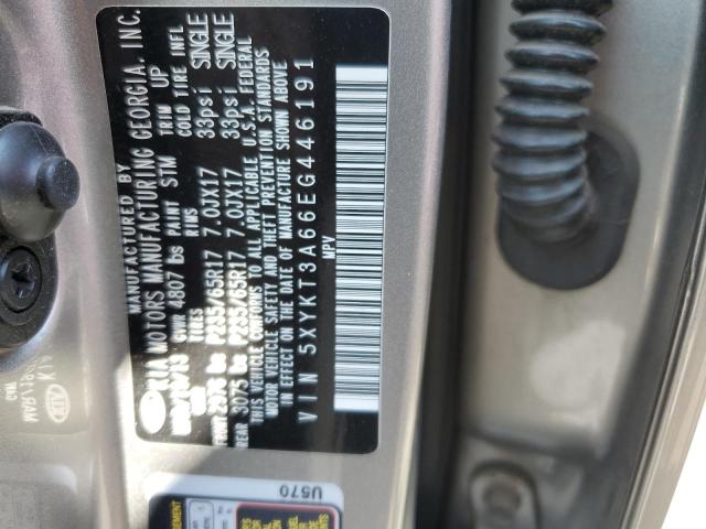 5XYKT3A66EG446191 KIA SORENTO LX