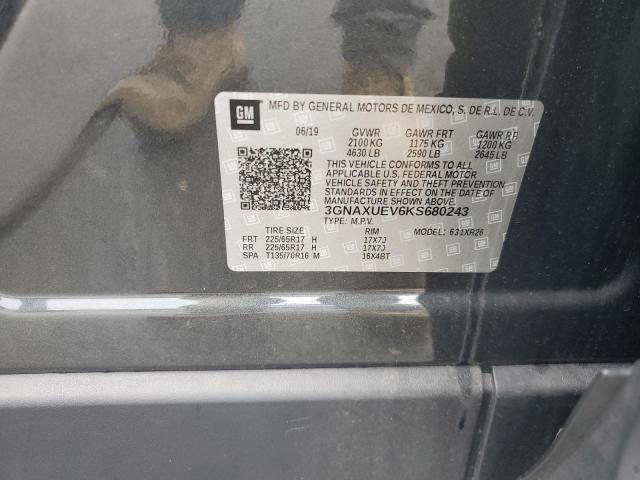 3GNAXUEV6KS680243 Chevrolet EQUINOX LT