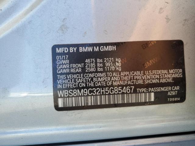 WBS8M9C32H5G85467 BMW M3