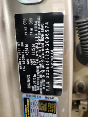 5XXG14J23NG096974 KIA K5 LXS