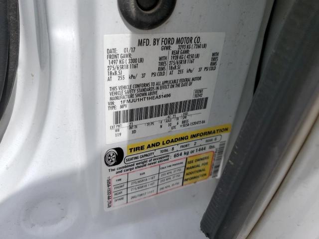 1FMJU1HT1HEA51496 Ford Expedition Xlt
