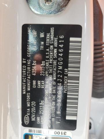 5XXG14J27MG046416 KIA K5 LXS