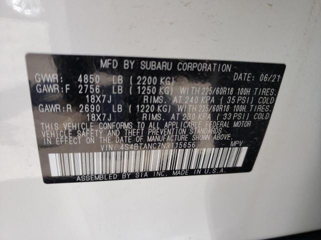 4S4BTANC7N3115656 Subaru Outback Limited