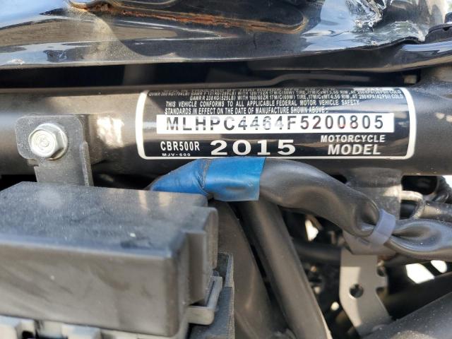 2015 HONDA CBR500 R MLHPC4464F5200805