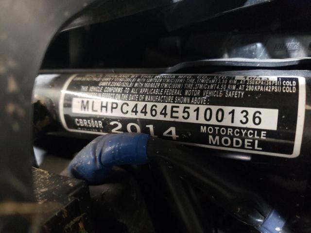 2014 HONDA CBR500 R MLHPC4464E5100136