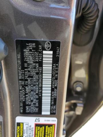 4T1G11BK8NU061480 Toyota CAMRY SE