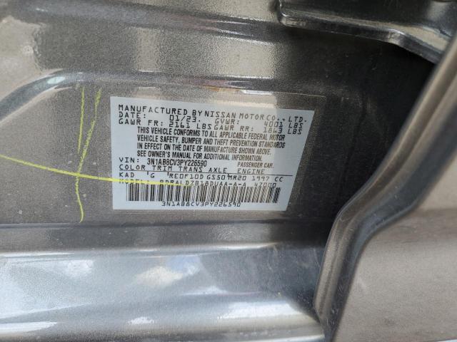 3N1AB8CV3PY226590 Nissan Sentra SV 10