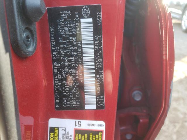 4T1C11AK4PU128594 Toyota Camry LE 12