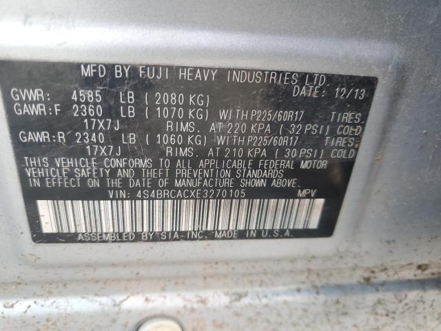 4S4BRCACXE3270105 Subaru Outback 2.5i