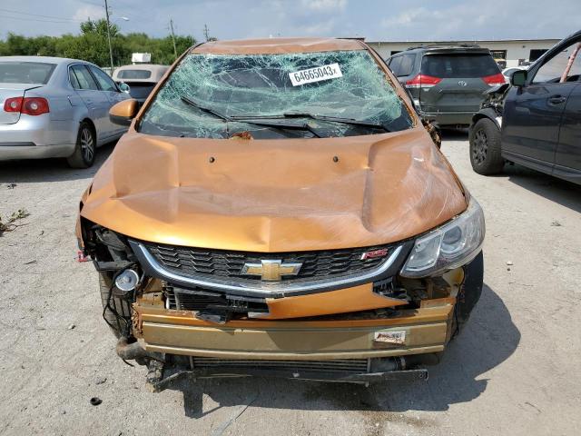  CHEVROLET SONIC 2017 Оранжевий