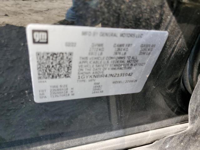 1GYKNBR42NZ131942 Cadillac XT5 LUXURY