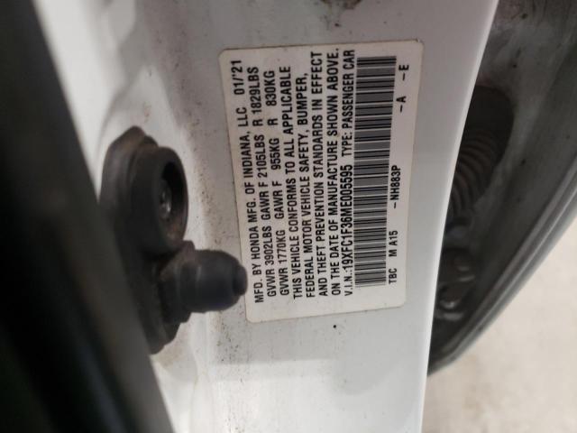 19XFC1F36ME005595 Honda CIVIC EX
