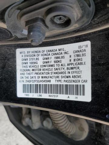 2HGFC2F55JH545948 Honda Civic Lx