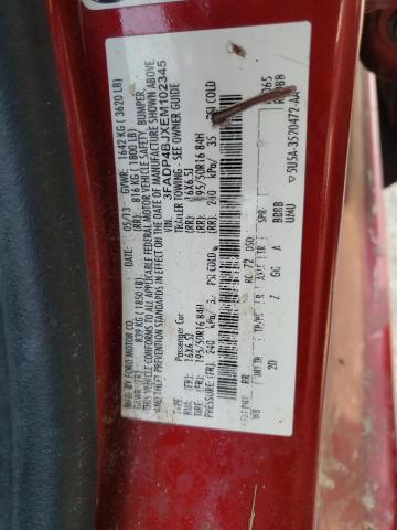 3FADP4BJXEM102345 Ford FIESTA SE
