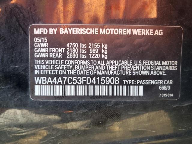 2015 BMW 428 XI GRA - WBA4A7C53FD415908