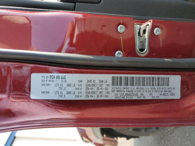 1C4PJMBNXKD231351 Jeep Cherokee Trailhawk