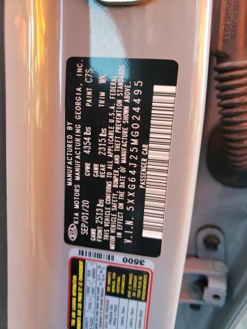5XXG64J25MG024495 KIA K5 GT LINE