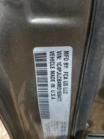 1C4PJLCB4MD169477 Jeep Cherokee Latitude