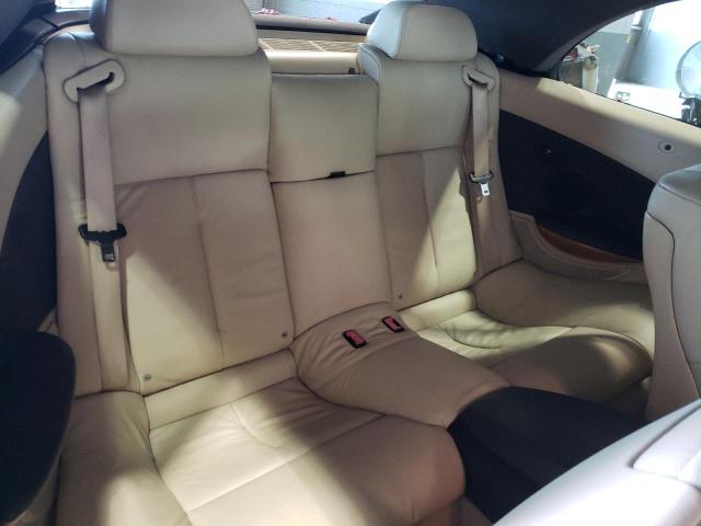 VIN: WBAEK13486CN79988 Auction: COPART Lot: 66094403 Location: VA - RICHMOND WBAEK13486CN79988 BMW 6 SERIES 2006 BLACK Photo 10