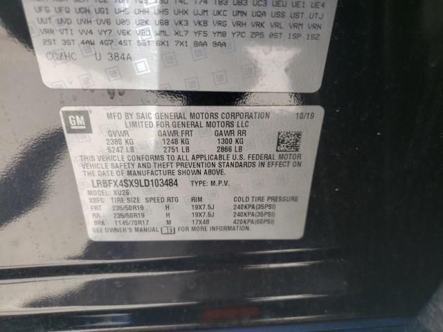 LRBFX4SX9LD103484 Buick Envision Premium Ii